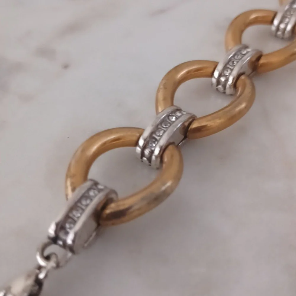 ❤️ Brighton Gold, Silver & Crystal Bracelet - Picture 4 of 5